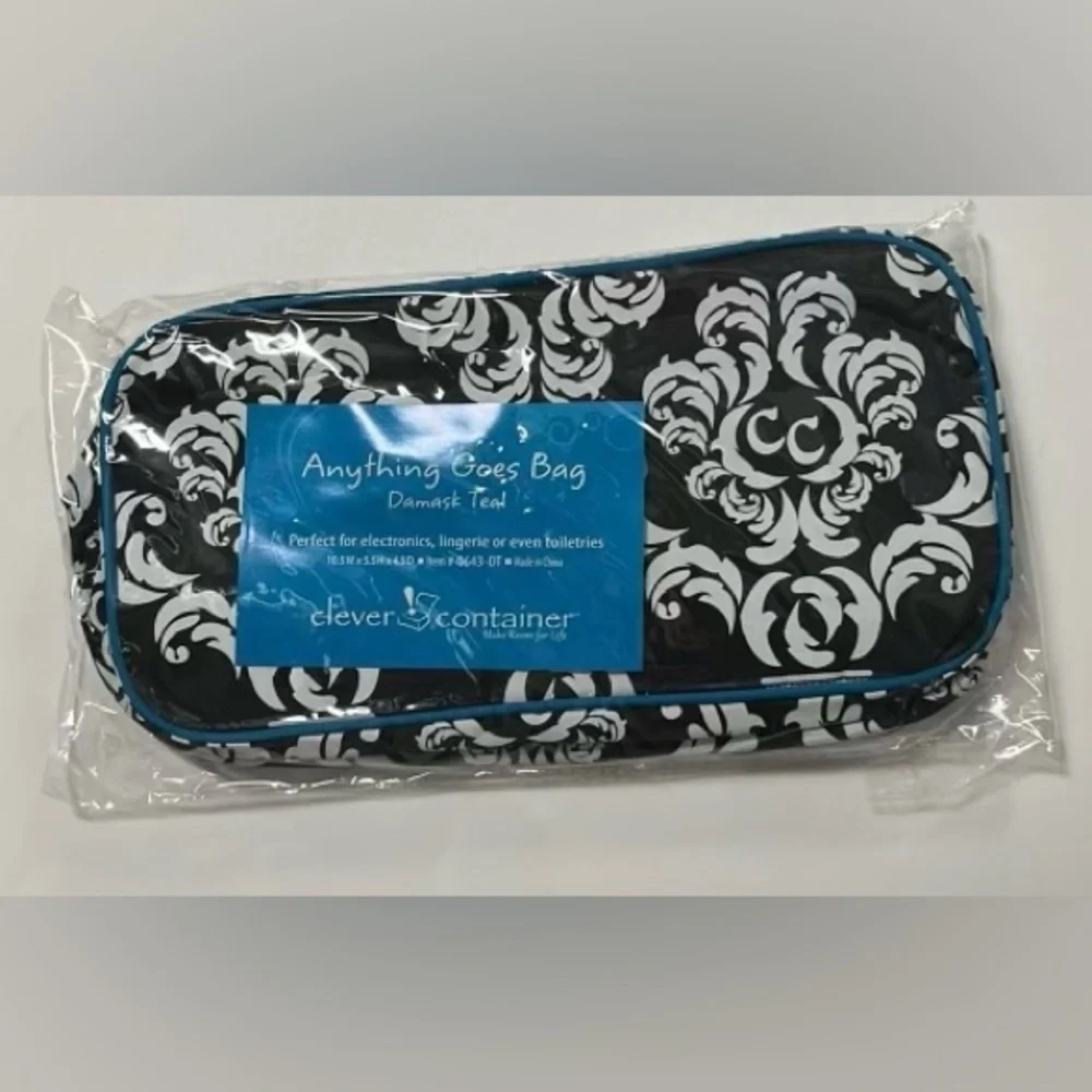 NWT Clever Container Travel Pouch Tech, Cosmetic,‎ Charges, Medicine, Kid…